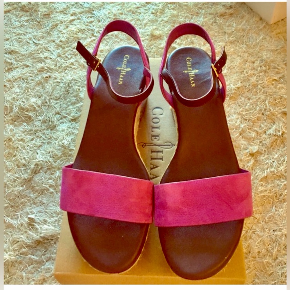 COLE HAAN FLATFORM ESPADRILLES! LIKE NEW! - Picture 2 of 5
